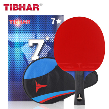 2018 New Tibhar Pro Table Tennis Racket Blade Rubber Pimples-in Ping Pong Rackets High-quality With Bag 6/7/8/9 Stars