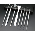 Double Ends Cleaning Hygienic Probe Hook Sticks Mirror for Teeth Stainless Steel Dental Tools Products with Cake
