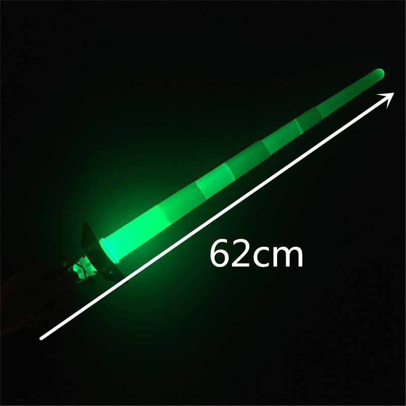 Retractable Lightsaber Kids Toy Light Up Sword Glow Sticks Party Toy Flashing Lightsaber Laser Double Sword Toys Light