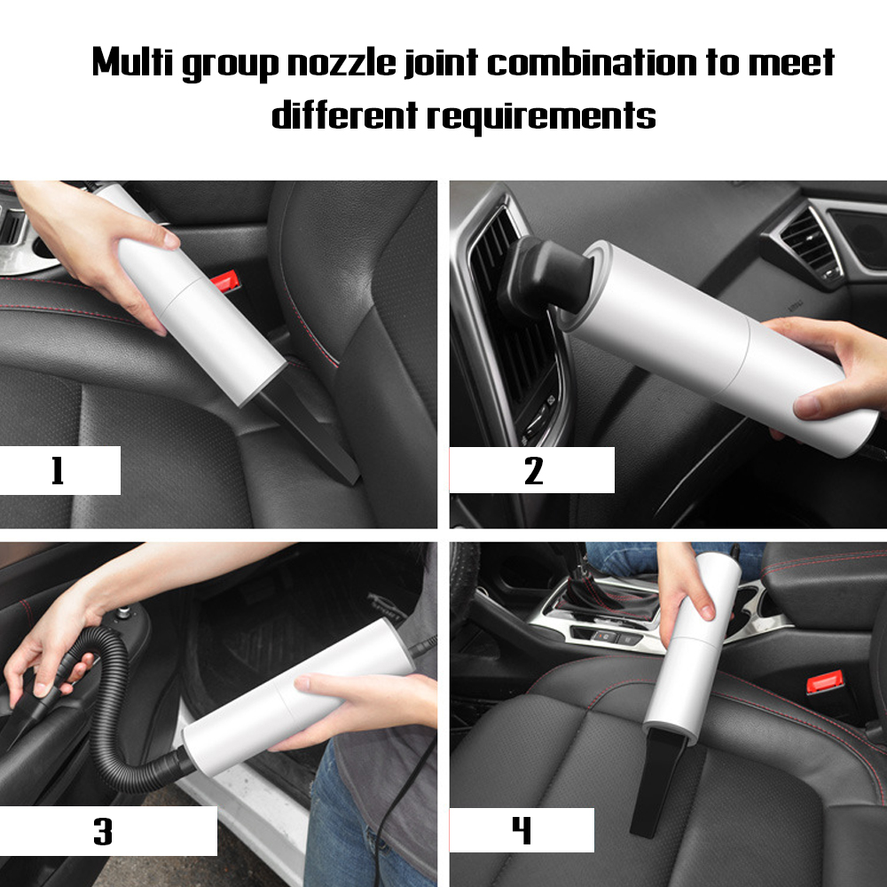 Car Vacuum Cleaner Kit Tur-bine Blade Design HEPA Filter Strong Suction Vacuum Sweeper Baseus Cleaner with Multi Group Nozzle