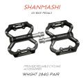 SHANMASHI Bicycle Pedals Ultra-light bike Pedal Aluminum Alloy CNC Mountain Bike Pedals MTB Road Cycling Sealed 3 Bearing Pedals