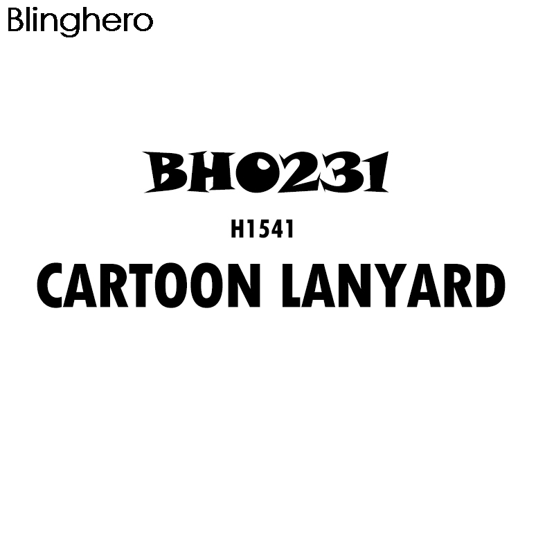 Blinghero Cute Cartoon Lanyard for Keys Phone Anime Animal Neck Strap ID Badge DIY Mobile Phone Lanyard Hang Rope BH0231