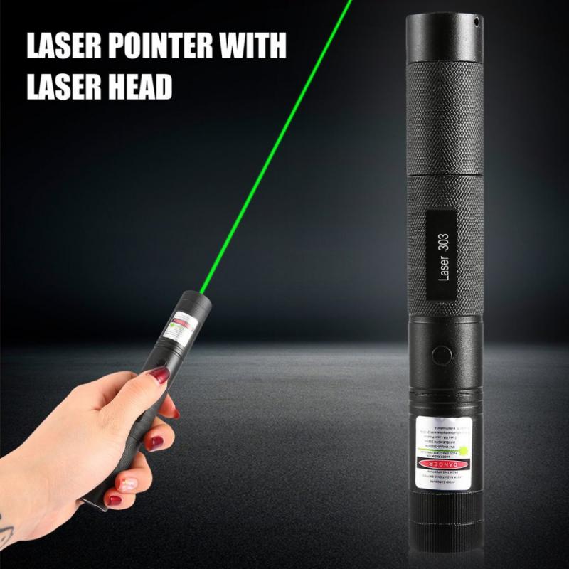 New Powerful 532nm Military 8000m Green Laser Pointer Adjustable Focus Lazer Pen Light Burning Beam Starry Head 18650 Battery