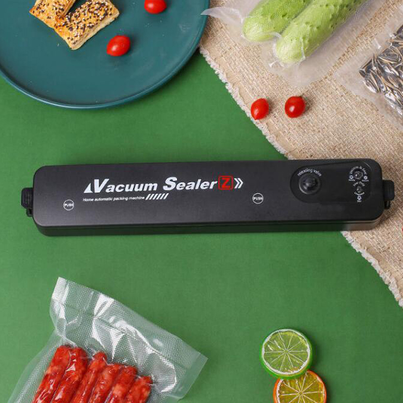 Kitchen Vacuum Food Sealer 220V/110V Automatic Commercial Household Food Vacuum Sealer Packaging Machine Include 10Pcs Bags