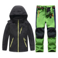 MAZEROUT Winter Boys Girls Waterproof Outdoor Softshell Jackets Kids Fleece Sportwear Camping Windproof Skiing Hiking Pant J31