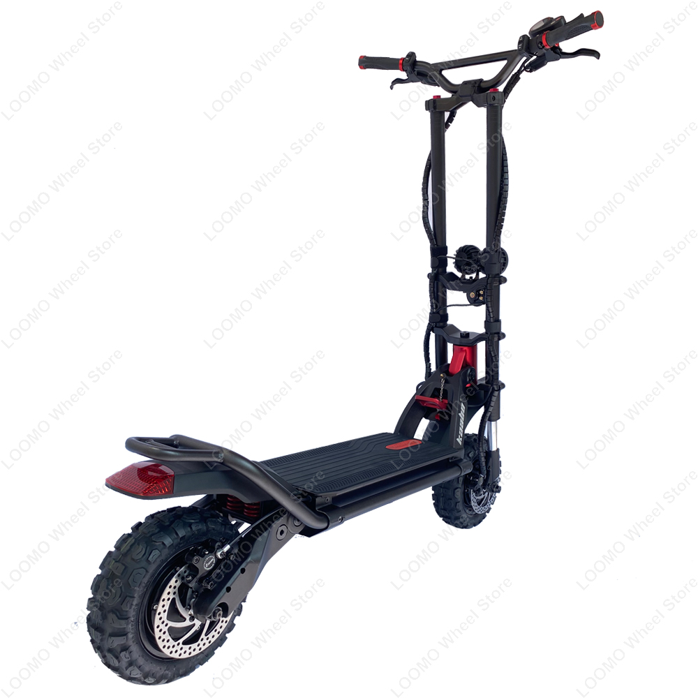 Original Kaabo Wolf Warrior II 11inch 72V 28AH LG Battery Top speed 80km/h Electric Scooter with Hydraulic shock absorption
