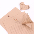 10 Sheet/Set Vintage Letter Paper Cardstock Stationary Paper Cartoon Animals Style Writing Letter Pad School Office Supply