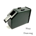 Drum Mag for M249 Extended Magzine Gel Ball Blaster Magazine Replacement Accessories Toy Gun