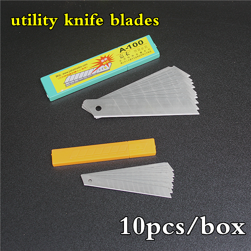 Art blade Stainless steel Utility Knife blades Trimmer Sculpture Blade Utility Knife General 10pcs/pack