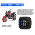 Original Wireless Motorcycle TPMS Tire Pressure Monitoring System Motor Tyre LCD Display Internal or External TH/WI Sensors
