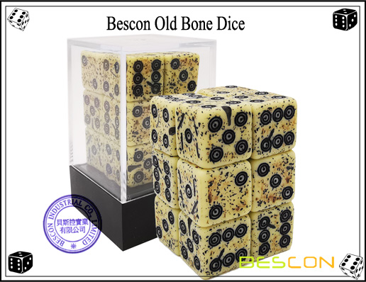 Bescon Old Bone Dice-3