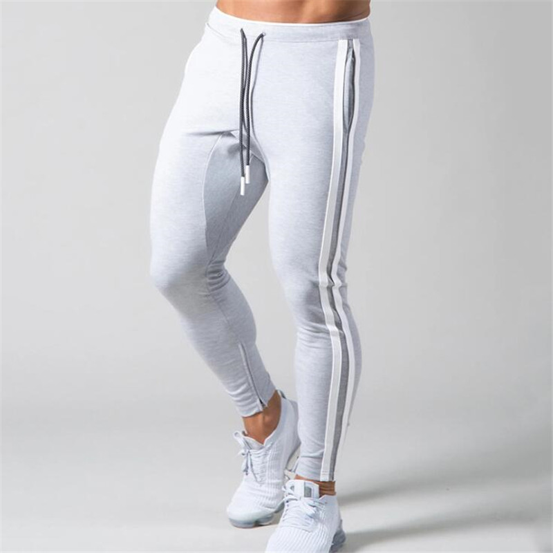 Mens Joggers Casual Pants Fitness Men Sportswear Tracksuit Bottoms Skinny Sweatpants Trousers Black Gyms Jogger Track Pants