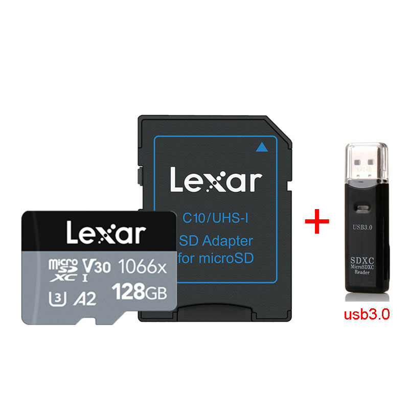 Lexar 1066X High Speed A2 Memory Card Micro SD Sports Camera Gopro HD 4K Recording Drone Flash Driving Monitoring General