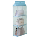 Multi-layer Handbag Storage Bag Multi-functional Dormitory Household Wardrobe Dustproof Pouch See-through Hanging Organizer