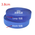 Free shipping 50meters 1.5'' 38mm Width 25meters *1pair colorful Grade A Sewing Hook Loop tape Nylon strap for cloth accessories