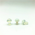 1/2Pcs Lovely Opal Mushroom Shaped Polished Stone Decor Healing Gift Decorative Stones and Minerals