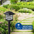 8pcs/lot led Outdoor Solar Pathway lamp Waterproof Solar Lights for Garden/Landscape/Path/Yard/Patio/Driveway/Walkway