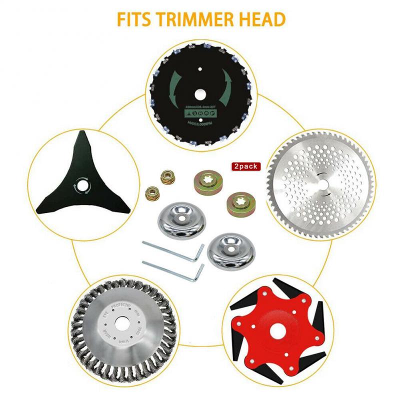 New Cutter Part Lawn Mower Weed Mower accessories For Husqvarna Stihl Lawnmower-Blade Adapter Kit String Trimmer Brush Wholesale