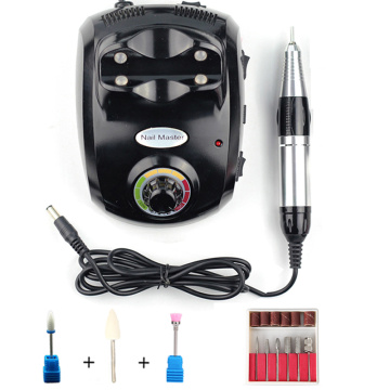 35000RPM Professional Electric Nail Drill Machine Manicure High Speed Power 35000 Pedicure File with Foot Pedal Drill Bit Set