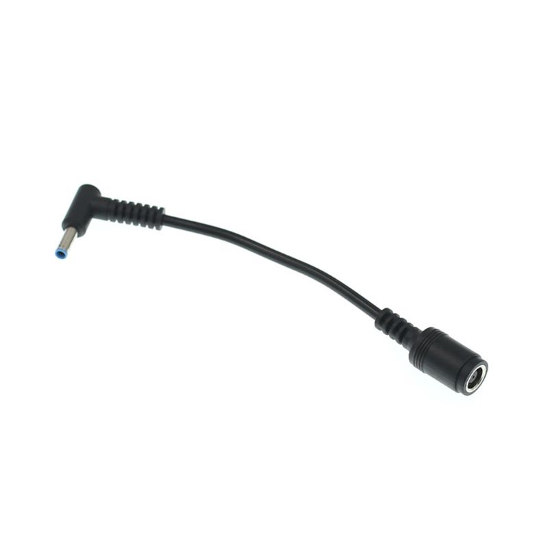 90 degrees 7.4x5.0mm Female To 4.5x3.0mm Male Tip Power Adapter Converter Cable For Hp Dell laptop