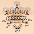5Pcs/lot 35mm Piston Pin Rings Kit For STIHL FS120 FS120R FS300 BT121 FS 120 300 Brushcutter Grass Trimmer Spare Parts