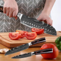 8 "inch Stainless Steel Laser Damascus Pattern Sharp Chef Knife Cleaver sushi knife Slicing Utility Knives Kitchen Accessories