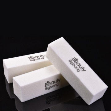 BEAUTYBIGBANG 9.4*2.5*2.5cm Sponge Nail File White Sanding Buffer Block for Nail Polish Nail Art lime a ongle nagelvijl paznokci