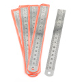 15cm Stainless Steel Ruler Double Sided Graduated Steel Ruler Art Painting And Learning Office Stationery Drafting Supplies 5Pcs