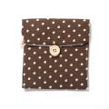 Lovely Women Girl Cute Polka Dot Cotton Linen Sanitary Pad Pouch Aunt Towel Bag Washable Menstrual Pads Mama Sanitary Napkin Bag