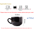 700ML Black Classic Ceramic Mug Water Big Beer Cups Drinkware Coffee Juice Milk Drink Cup Breakfast oat кружка