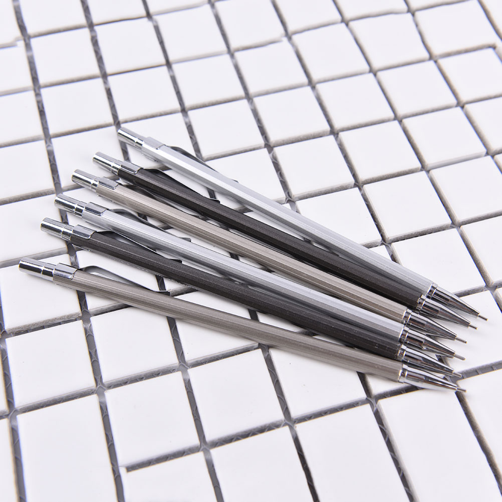 1pcs Mechanical Pencil 0.5/0.7mm pencil metal rod automatic pen Pencil Lead Refill student stationery wholesale lapiseira Pencil