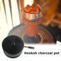 Windproof Metal Hookah Heat Charcoal Bowl Tobacco Nargile Shisha Holders Ashtray Coin Tray Space-saving Charcoal Holder