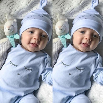 New Baby Boy Clothes Outfit Long Sleeve Romper Babys Jumpsuit Girl Bodysuit Newbron Playsuit Blue Eye Cartoon Baby suits