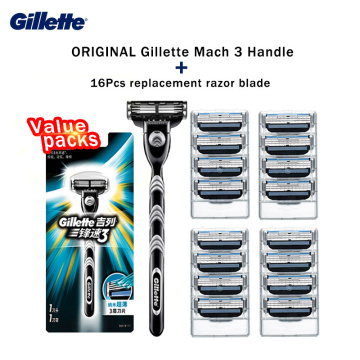 Shaving Razor For Gillette Mach3 Original Men Face Razor Holder With Replacement Razor Blades Cassettes Straight Razor