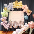 5M Plastic Balloon Chain PVC Rubber Wedding Party Birthday Balloons Backdrop Decor Balloon Chain Arch 410 Holes DIY decoration