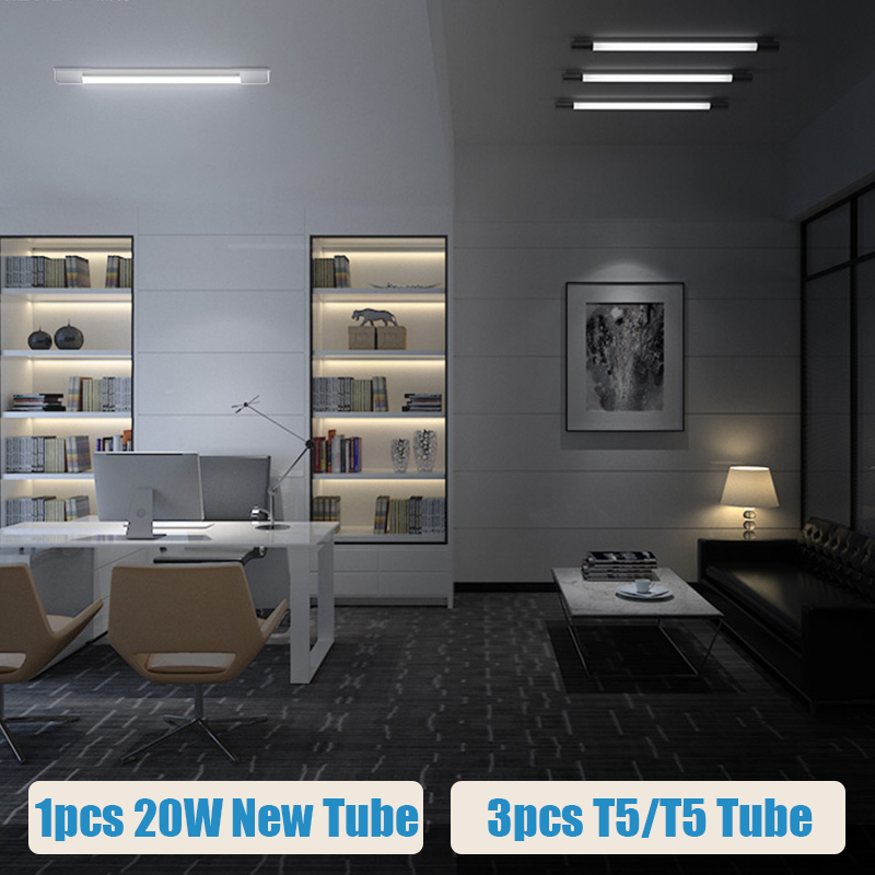 Led Bar Lights Aluminium Profile Led Stip Light Bar for Kitchen Cabinets Home lighting 220V 110V 30/50/60cm T5 T8 Tube Lamps