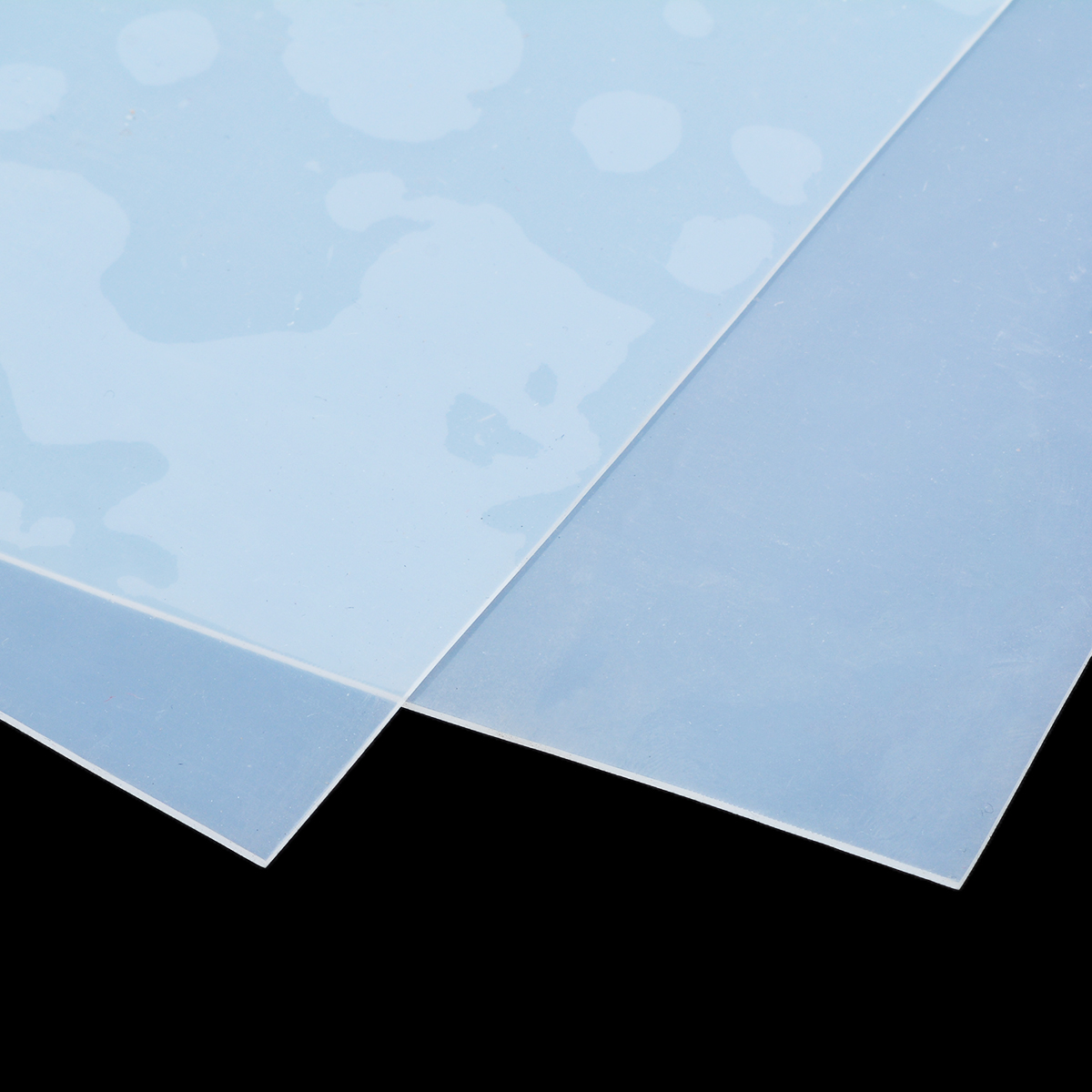 1pc 500*500mm Silicone Rubber Sheet 1mm Thickness Heat-resistant Plate Translucent Mat