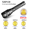 XHP120 12-core Powerful Led Flashlight High Quality Zoomable Torch 18650 Battery Waterproof Camping Light Lantern for hunting