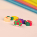 50Pcs Mini Cute Kawai Fruit Erasers Cartoon Rubber Pencil Eraser For Children Gifts Office School Supplies Correction Stationery
