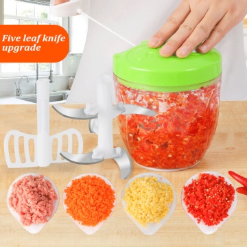 900ML Large Capacity blender Manual Food Processor Safe Chopper Blender Slicer Kitchen Essential blender mixer kitchen product