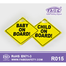 Baby On Board Car Sign with Suction Cup