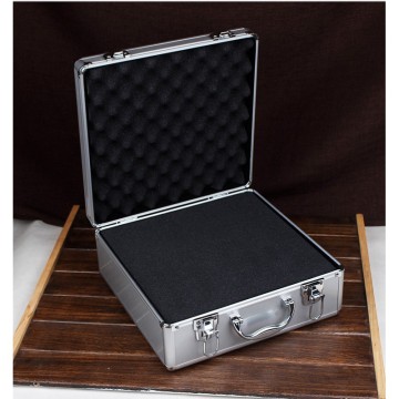 340x330x150mm Tool case Portable Aluminium Alloy toolbox Home Storage Box Suitcase Travel Luggage With pre-cut sponge