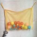 Kids Baby Bath Tub Toy Tidy Storage Suction Cup Bag Mesh Children Bathroom Organiser Net Swimming Pool Accessories 45*35CM