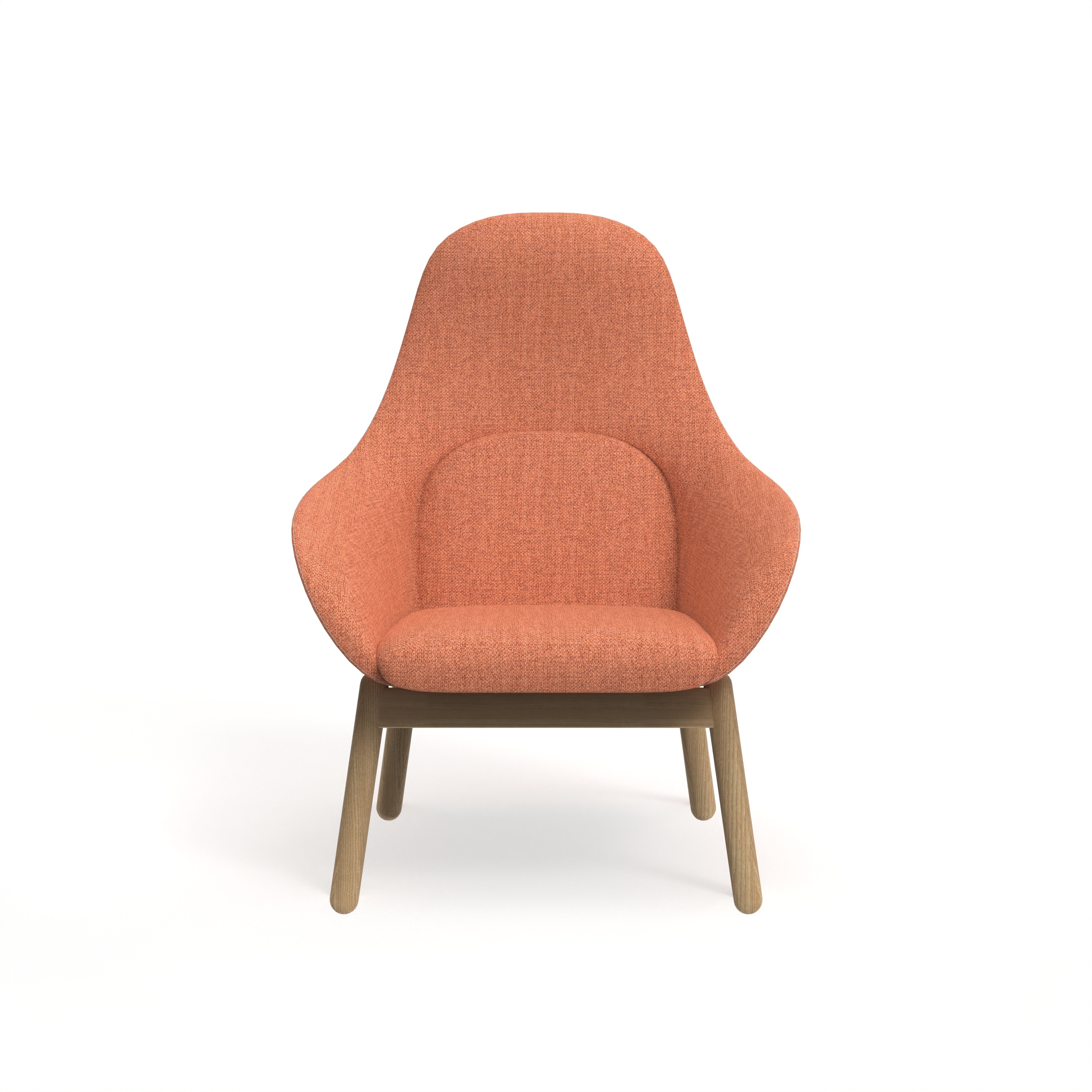 Cozy Fabric - clad Accent Chairs, Task Stools & Sling Chairs boasting Aesthetic Wooden Legs for Home Office Nooks