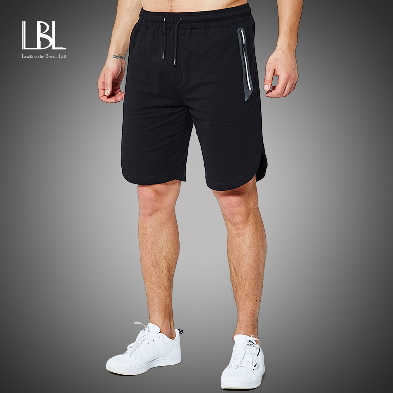 Men's Shorts Sweatpants Fitness Workout Bodybuilding 2020 Spring Summer Fashion Shorts Men Zipper Pocket Trousers Short Pants