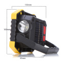 Solar Energy 180 Degrees Adjustable Portable Lanterns Built-in Battery Light USB Rechargeable Searchlight For Camping