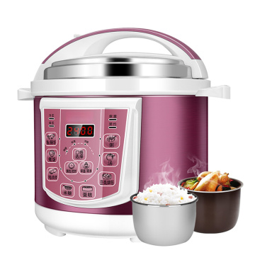 DMWD 220V 5L Home Electric Pressure Cooker Rice Cooker Stew Pot 8 Menu Soup Porridge Paste Cake Maker Kitchen Appliances