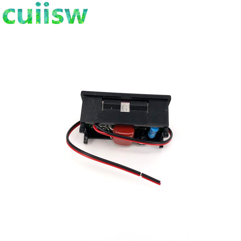 AC 30-500V 0.56" LED Digital Voltmeter Voltage Meter Volt Instrument Tool 2 Wires Red Green Blue Display 110V 220V DIY 0.56 Inch