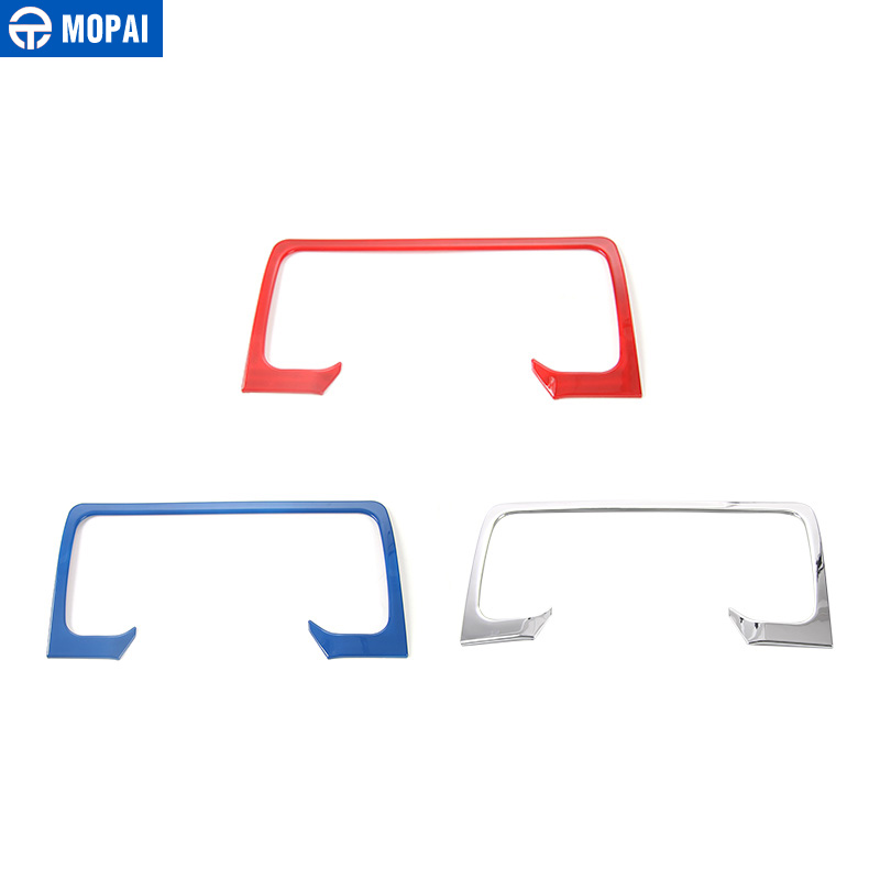 MOPAI ABS Car Interior Instrument Dashboard Panel Decoration Cover Stickers for Jeep Wrangler TJ 1997-2006 Accessories Styling