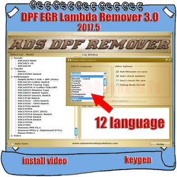 ADS DPF EGR Lambda Remover 3.0 2017.5 Software with Keygen with Install Video Unlocked